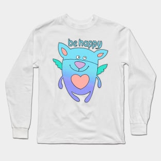 Motivation Be Happy Long Sleeve T-Shirt